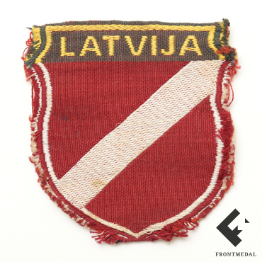 Нарукавный щит для латышских добровольцев Войск-СС