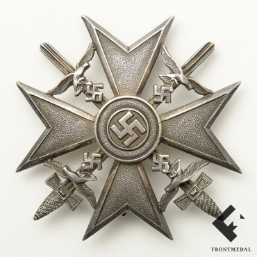 Испанский крест в серебре с мечами (C.E. Juncker, Berlin)