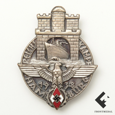 Знак профессиональные соревнования Гитлерюгенд Гамбург картинка