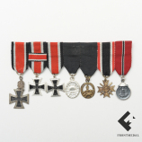 Фрачная колодка с миниатюрами наград образца 1957 года