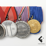 8-ми местная орденская колодка с наградами образца 1957 года