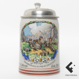 Именная пивная кружка "16. (E.M.G.) Komp. Geb. Jag. Rgt. 99"