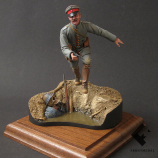 Прусский офицер во время атаки (Битва при Вердене, 1916)