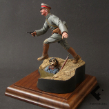 Прусский офицер во время атаки (Битва при Вердене, 1916)